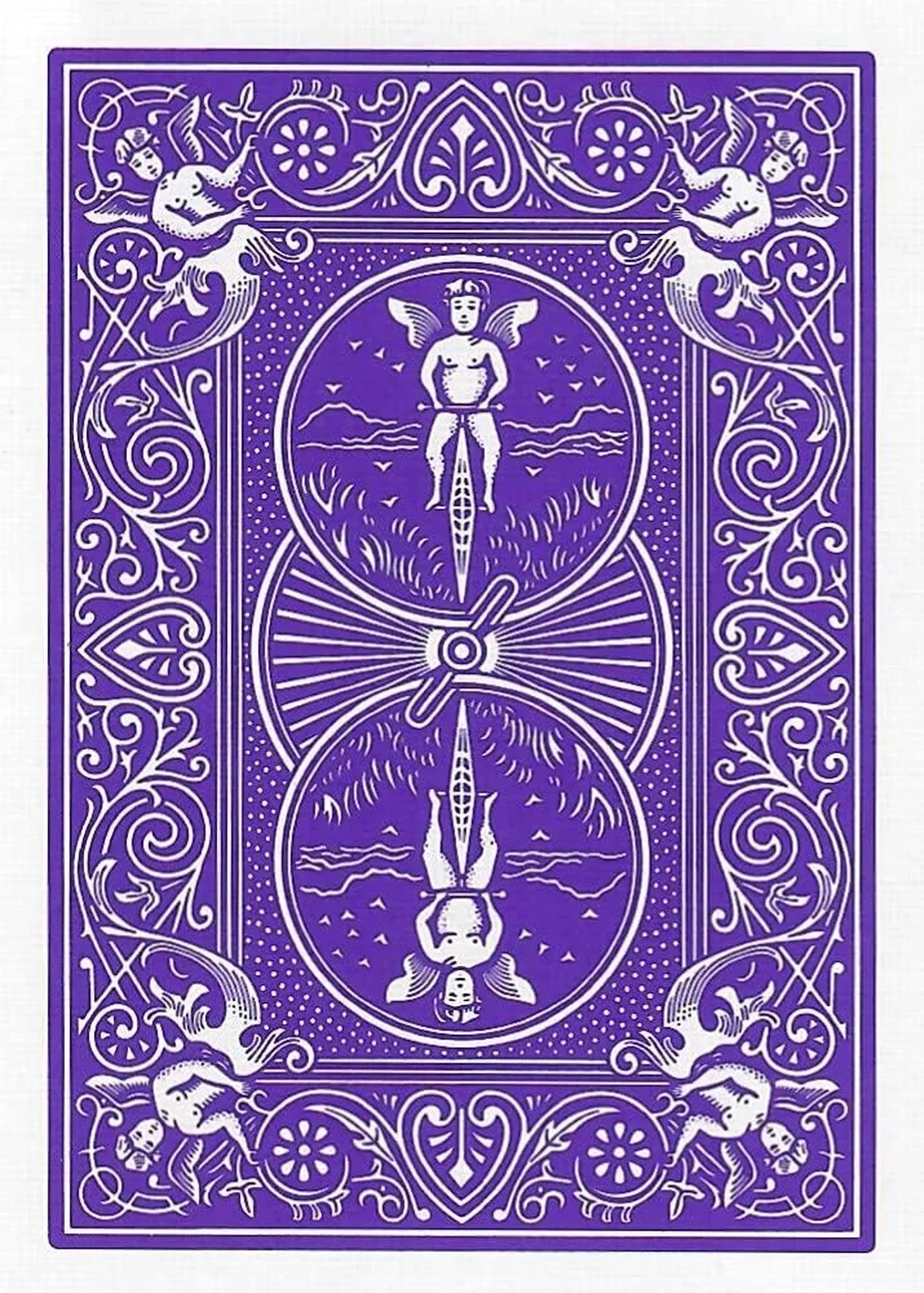 Bicycle Purple card back