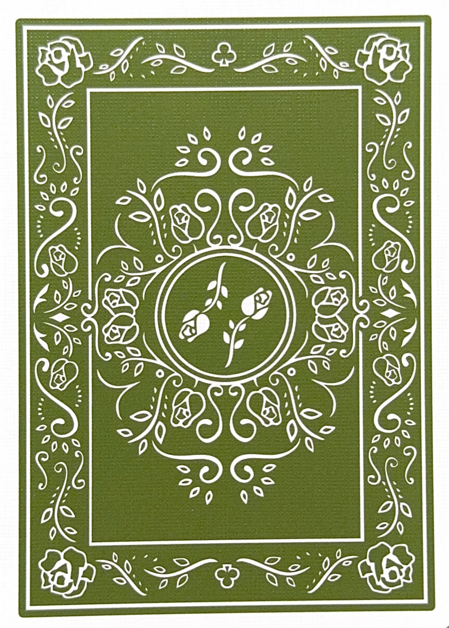 Black Roses Green Edition card back