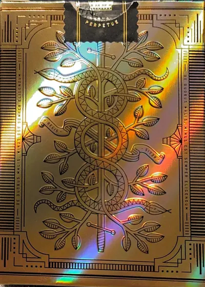 Monarchs Gold Edition tuck box, back