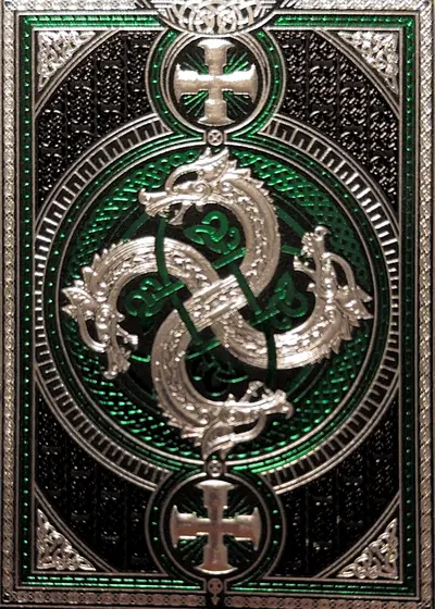 Valhalla Vikings Emerald tuck box, back