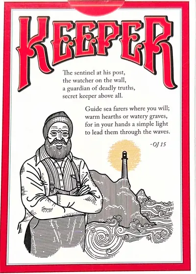 Keeper - Red Backs tuck box, back