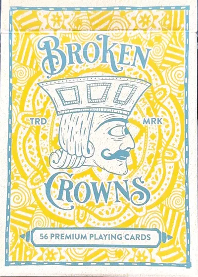 Broken Crowns tuck box, front