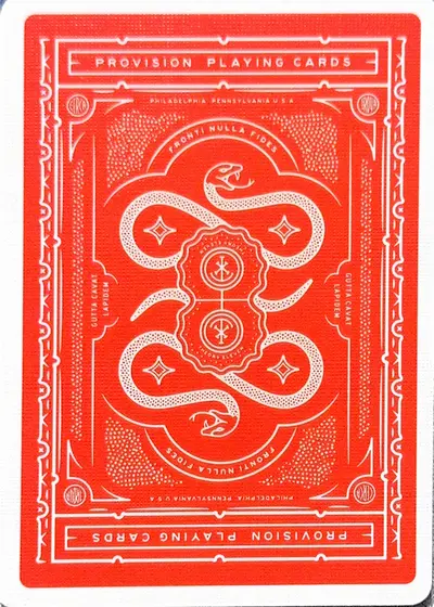 Provision Playing Cards card back