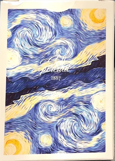 Van Gogh tuck box, back
