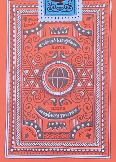Animal Kingdom tuck box, back